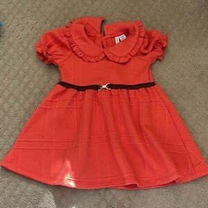 Janie and Jack - Equestrian quilted baby Dress (12-18 M)